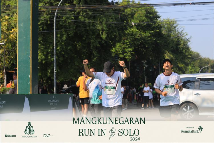 Race photo from Mangkunegaran Run 2024