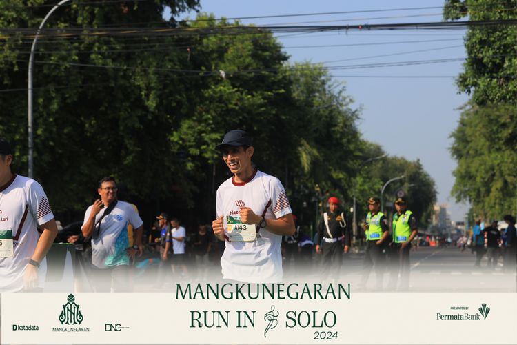 Race photo from Mangkunegaran Run 2024