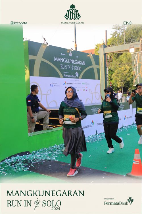 Race photo from Mangkunegaran Run 2024
