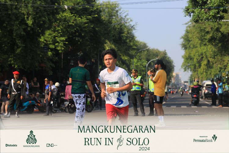 Race photo from Mangkunegaran Run 2024