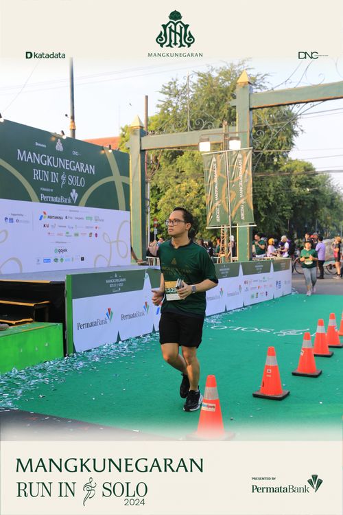 Race photo from Mangkunegaran Run 2024