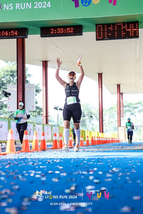 Race photo from BAF LIONS RUN 2024