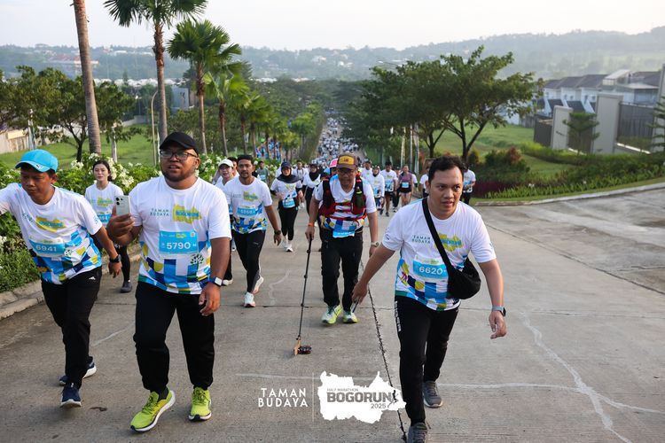 Race photo from Taman Budaya x BOGORUN 2025