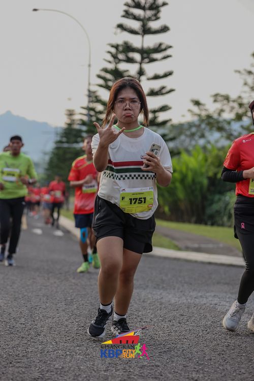 Race photo from CISANGKAN KBP CITY RUN 2025