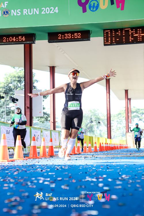 Race photo from BAF LIONS RUN 2024