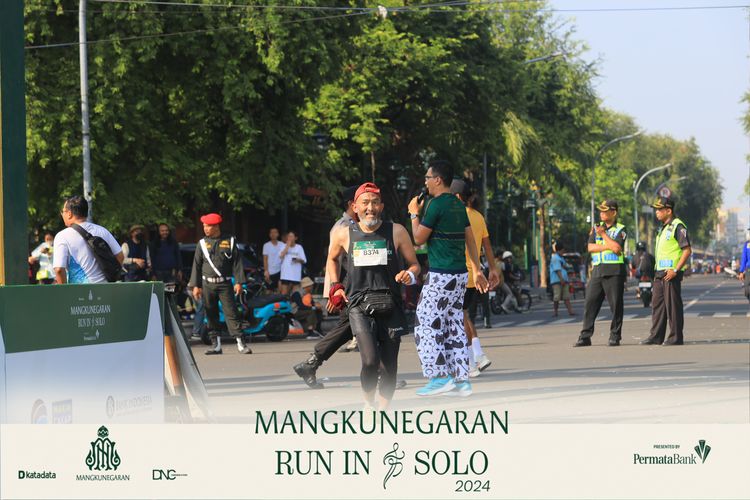Race photo from Mangkunegaran Run 2024