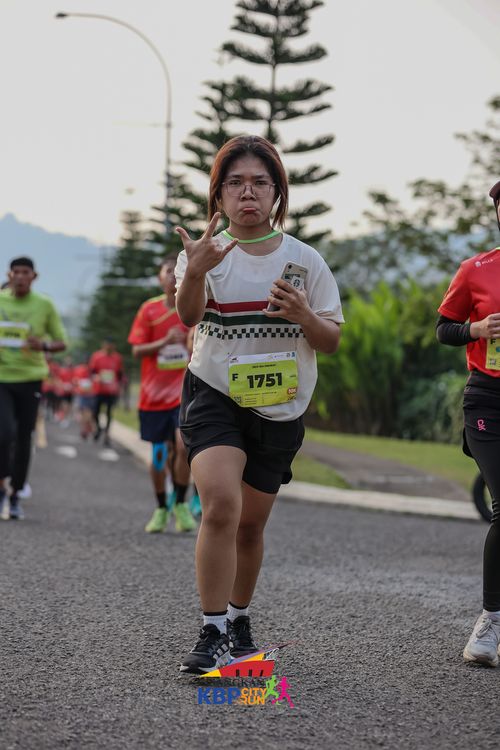 Race photo from CISANGKAN KBP CITY RUN 2025