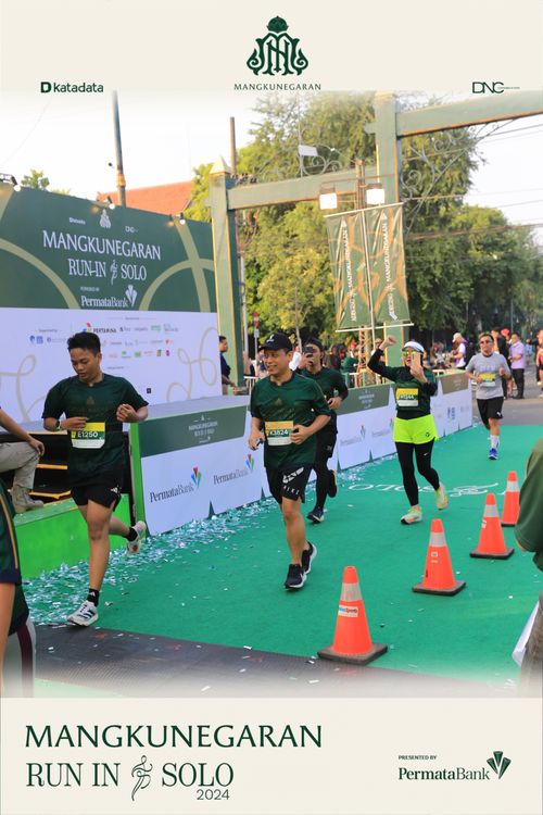 Race photo from Mangkunegaran Run 2024