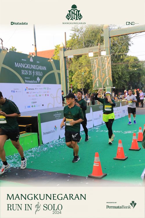 Race photo from Mangkunegaran Run 2024