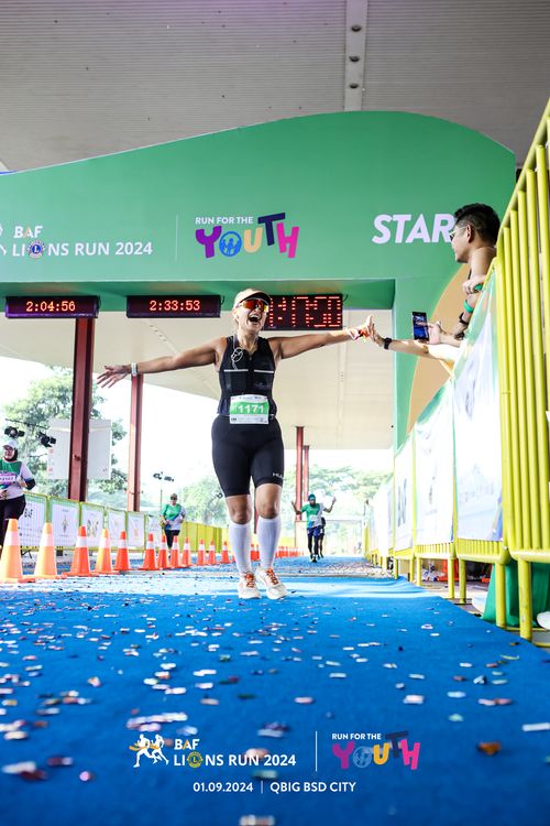 Race photo from BAF LIONS RUN 2024