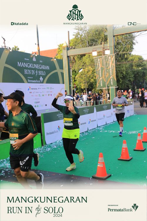 Race photo from Mangkunegaran Run 2024