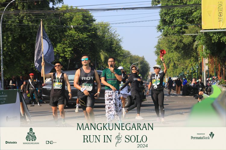 Race photo from Mangkunegaran Run 2024