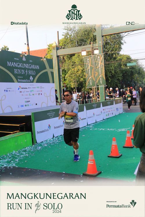Race photo from Mangkunegaran Run 2024