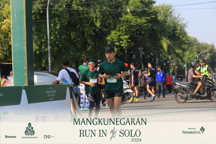 Race photo from Mangkunegaran Run 2024