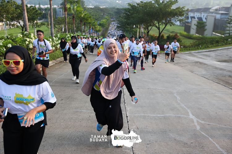 Race photo from Taman Budaya x BOGORUN 2025