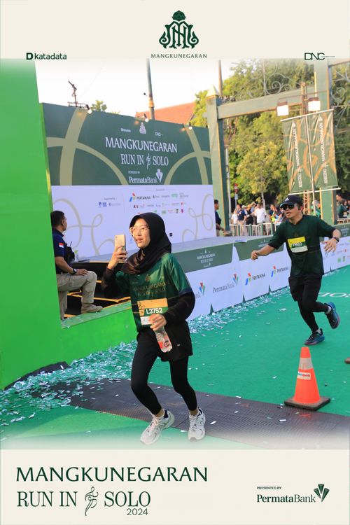 Race photo from Mangkunegaran Run 2024