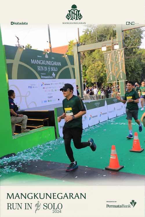 Race photo from Mangkunegaran Run 2024