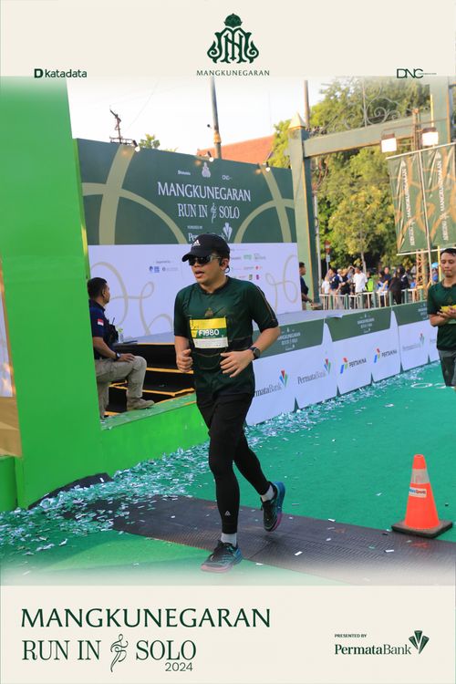Race photo from Mangkunegaran Run 2024