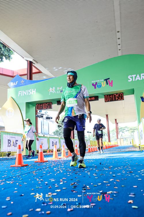Race photo from BAF LIONS RUN 2024