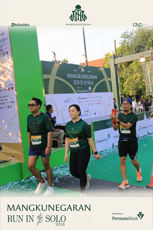 Race photo from Mangkunegaran Run 2024