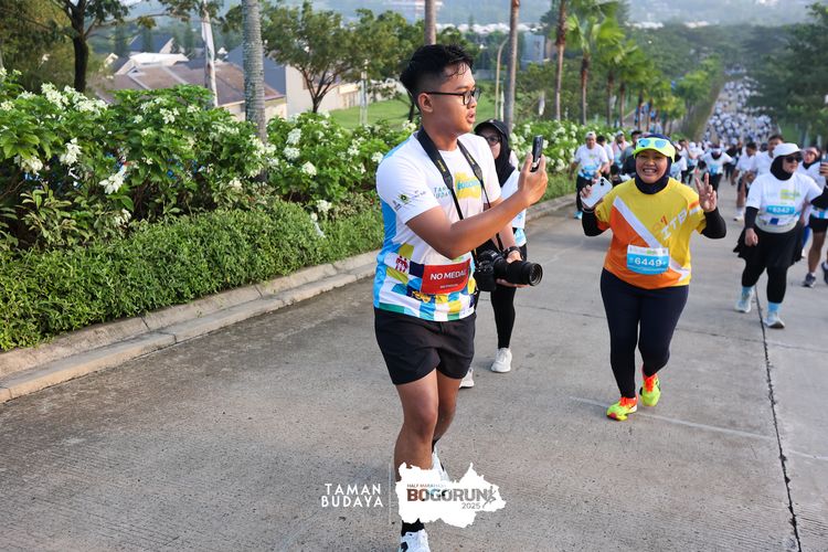 Race photo from Taman Budaya x BOGORUN 2025