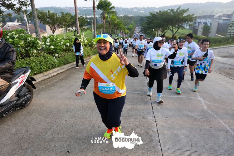 Race photo from Taman Budaya x BOGORUN 2025