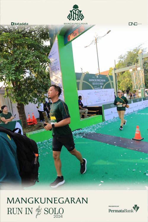 Race photo from Mangkunegaran Run 2024