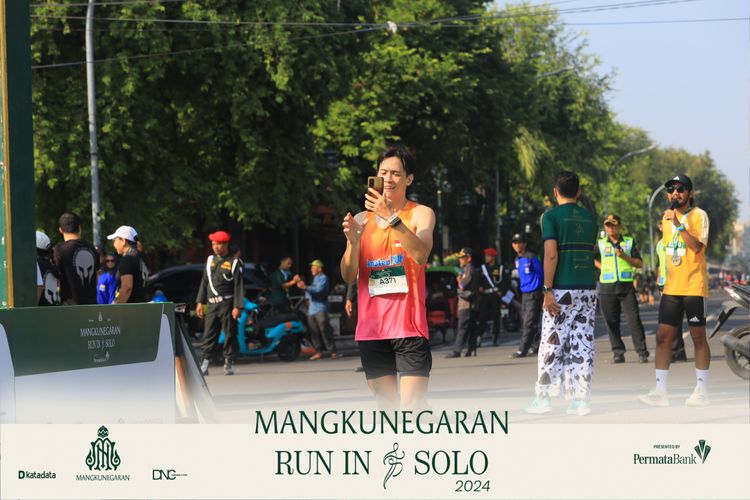 Race photo from Mangkunegaran Run 2024