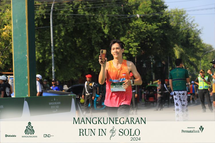 Race photo from Mangkunegaran Run 2024