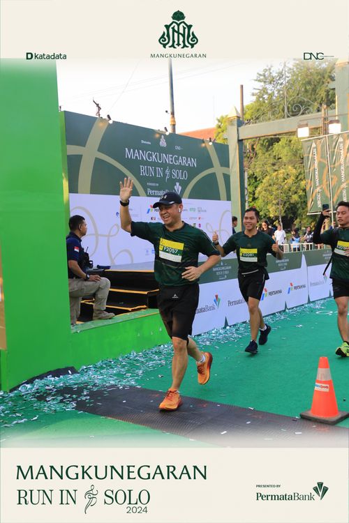 Race photo from Mangkunegaran Run 2024