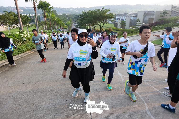 Race photo from Taman Budaya x BOGORUN 2025