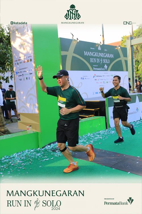Race photo from Mangkunegaran Run 2024