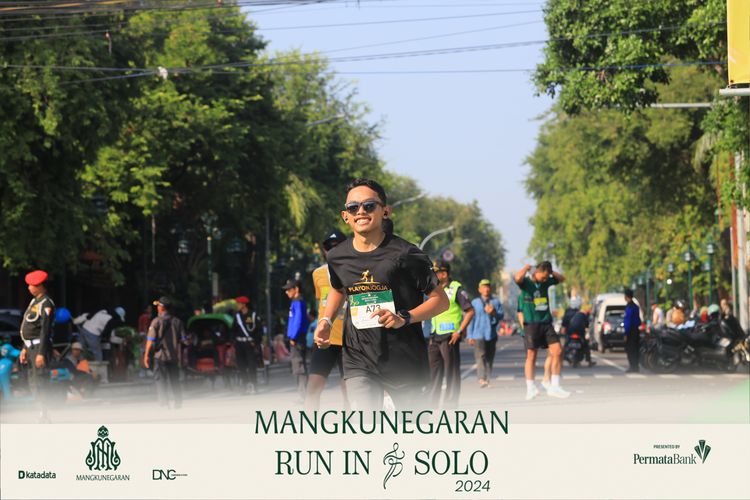 Race photo from Mangkunegaran Run 2024