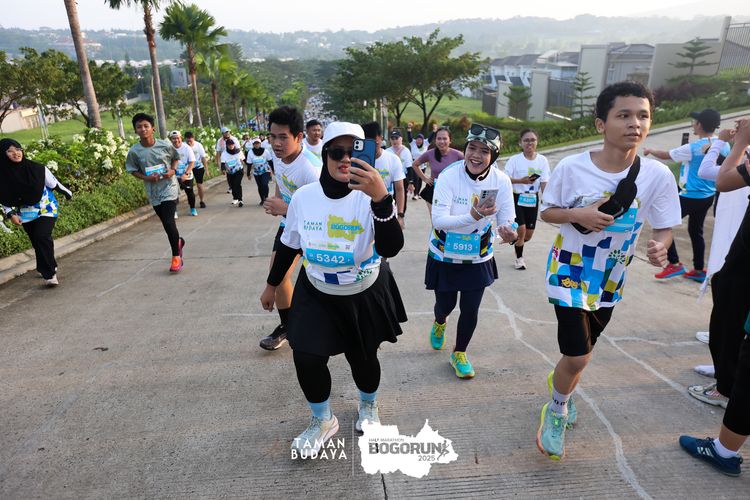 Race photo from Taman Budaya x BOGORUN 2025