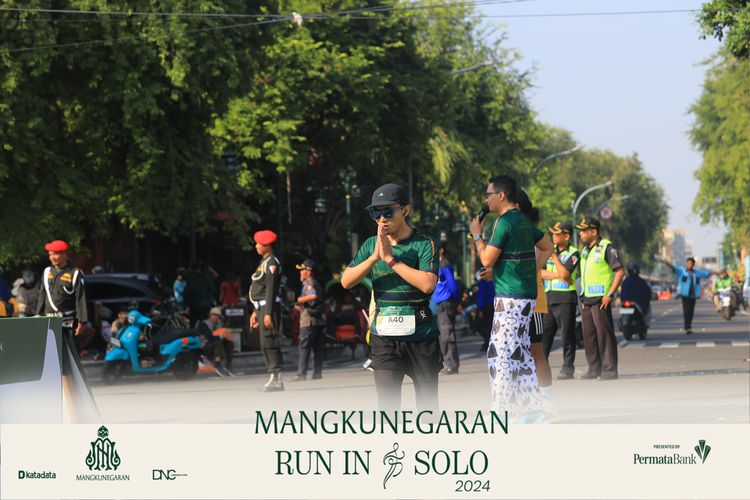Race photo from Mangkunegaran Run 2024