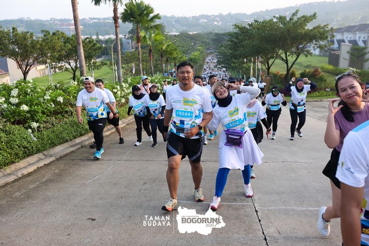 Race photo from Taman Budaya x BOGORUN 2025