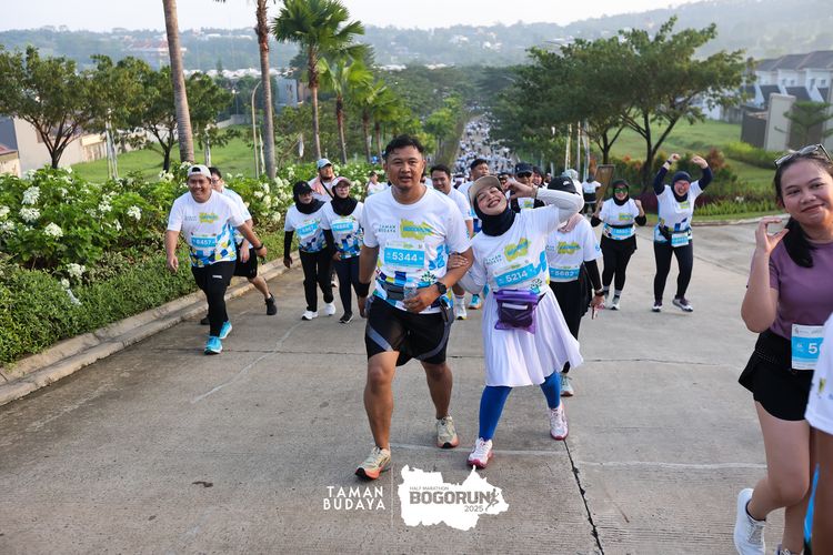 Race photo from Taman Budaya x BOGORUN 2025