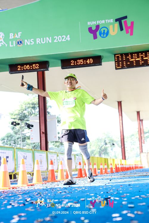 Race photo from BAF LIONS RUN 2024
