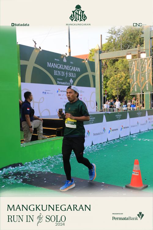 Race photo from Mangkunegaran Run 2024
