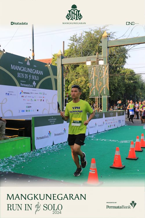 Race photo from Mangkunegaran Run 2024