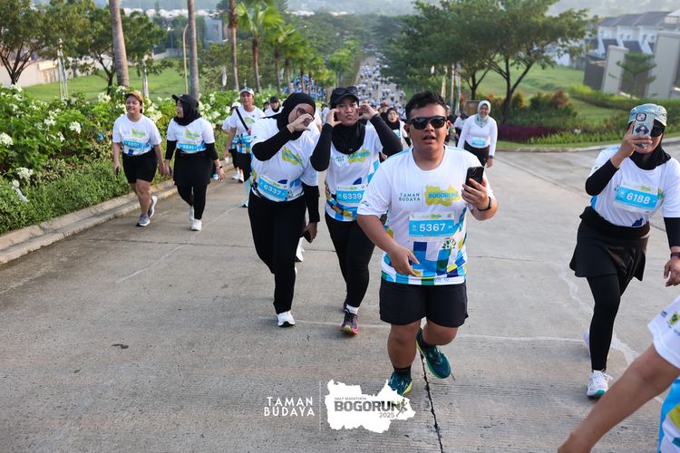 Race photo from Taman Budaya x BOGORUN 2025