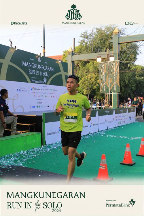Race photo from Mangkunegaran Run 2024