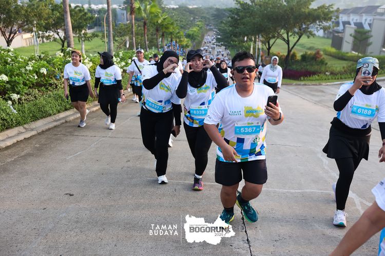 Race photo from Taman Budaya x BOGORUN 2025
