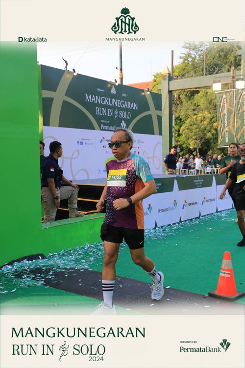 Race photo from Mangkunegaran Run 2024