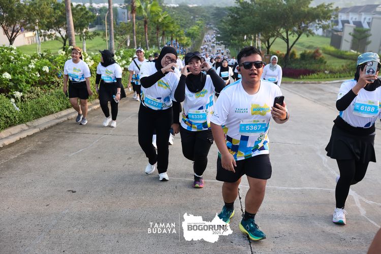 Race photo from Taman Budaya x BOGORUN 2025