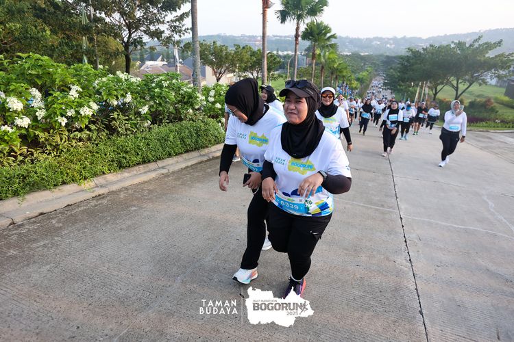 Race photo from Taman Budaya x BOGORUN 2025
