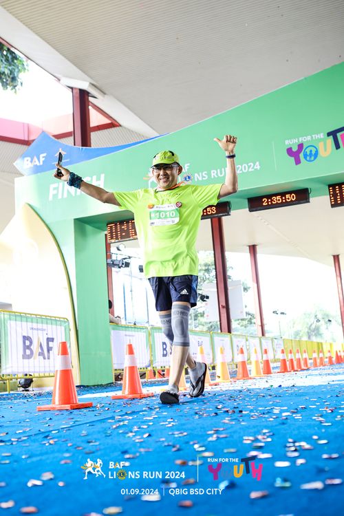 Race photo from BAF LIONS RUN 2024