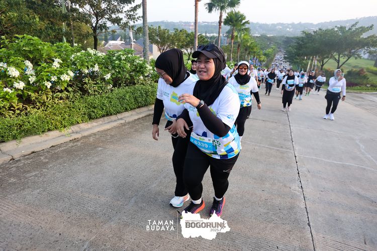Race photo from Taman Budaya x BOGORUN 2025