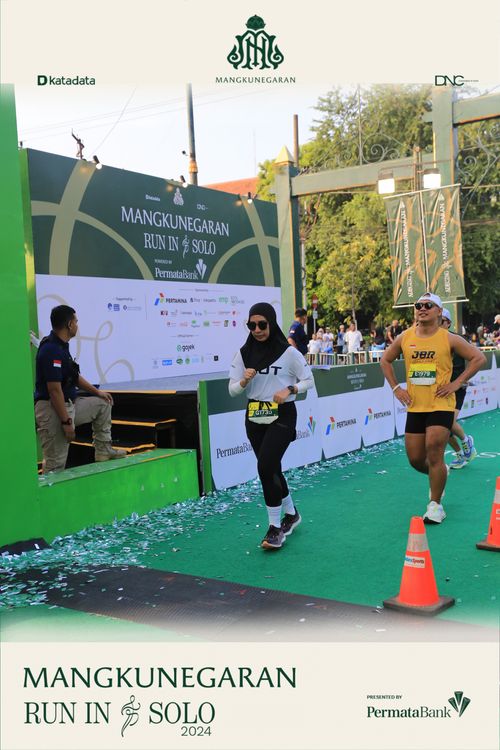 Race photo from Mangkunegaran Run 2024