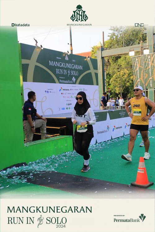 Race photo from Mangkunegaran Run 2024